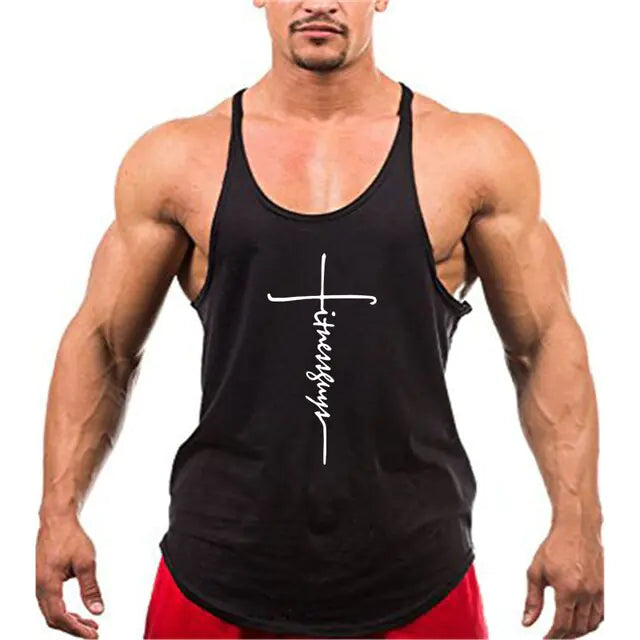 Brand Gym Stringer Tank Top Men Bodybuilding Clothing - Next Gen Retail Store