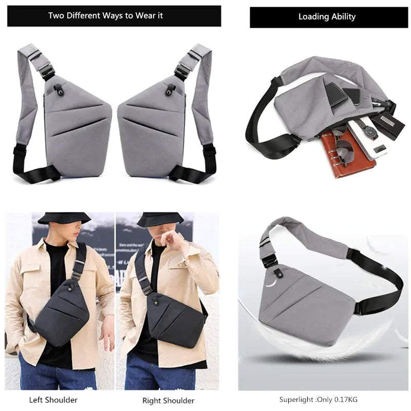 Ultra-Thin Chest Bag For Men - Next Gen Retail Store