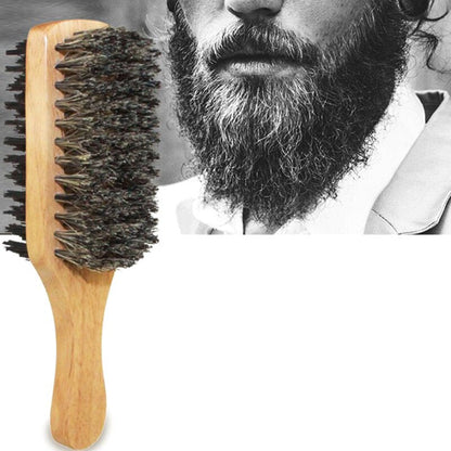 Men Boar Bristle Beard Brush - Next Gen Retail Store