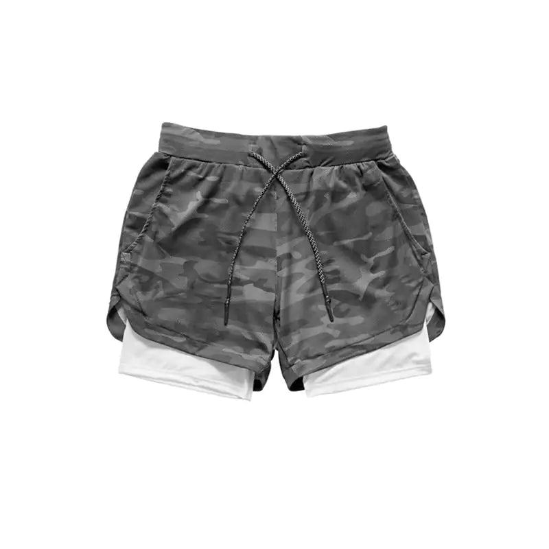 Camo 2-in-1 Running Shorts For Men - Next Gen Retail Store