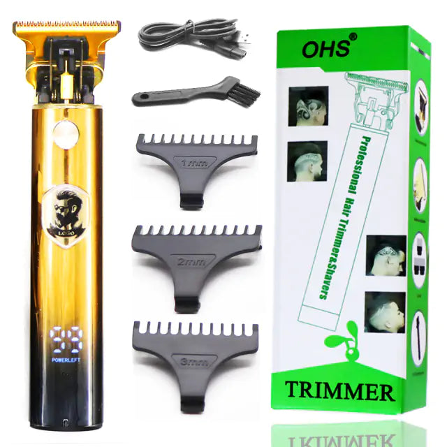 T9 USB Electric Hair Clipper: Rechargeable Trimmer for Men - Next Gen Retail Store