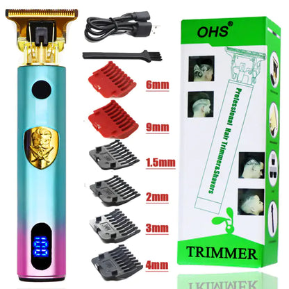 T9 USB Electric Hair Clipper: Rechargeable Trimmer for Men - Next Gen Retail Store