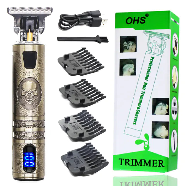 T9 USB Electric Hair Clipper: Rechargeable Trimmer for Men - Next Gen Retail Store