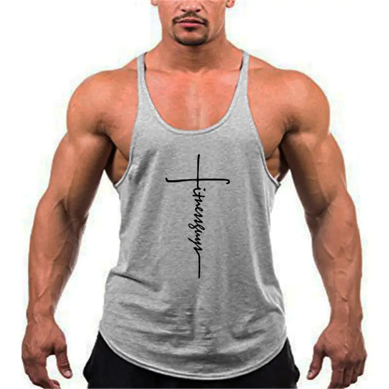 Brand Gym Stringer Tank Top Men Bodybuilding Clothing - Next Gen Retail Store