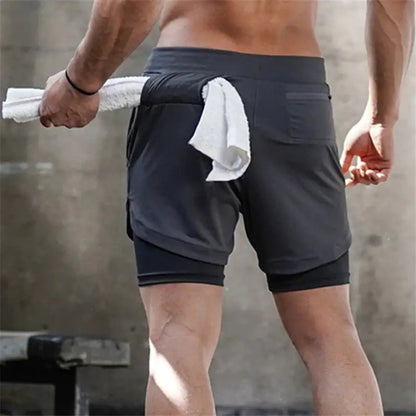 Camo 2-in-1 Running Shorts For Men - Next Gen Retail Store