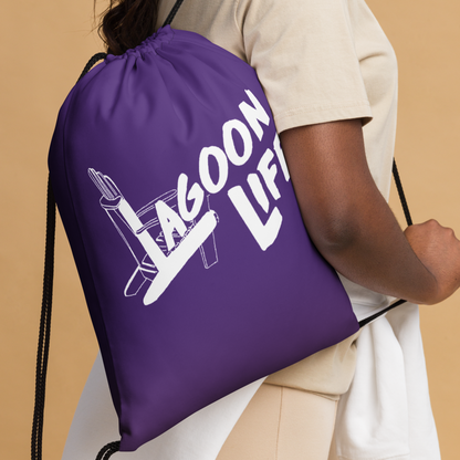 Lagoon Life Drawstring bag