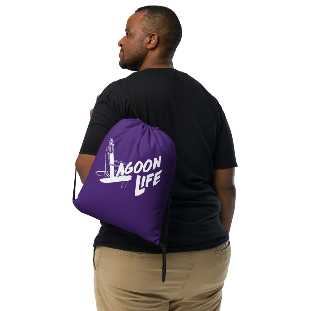 Lagoon Life Drawstring bag