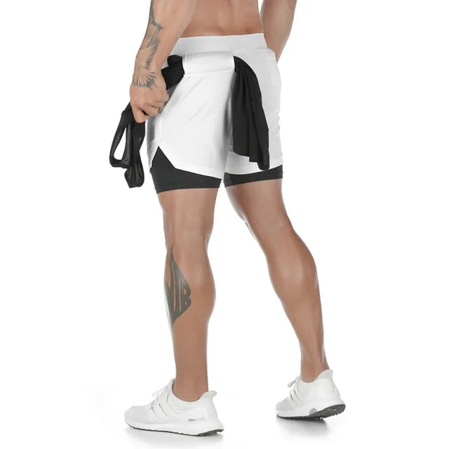 Camo Running Shorts Men Gym Sports - Next Gen Retail Store