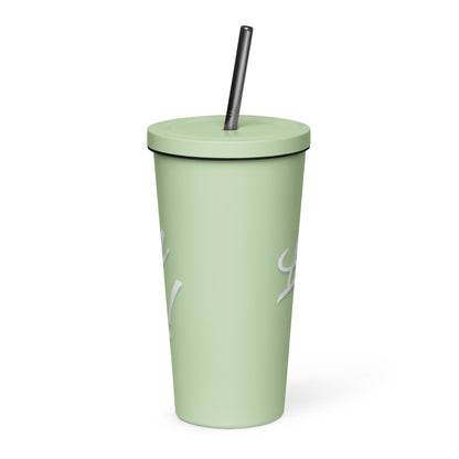 Lagoon Life Insulated tumbler with a Straw