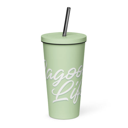 Lagoon Life Insulated tumbler with a Straw