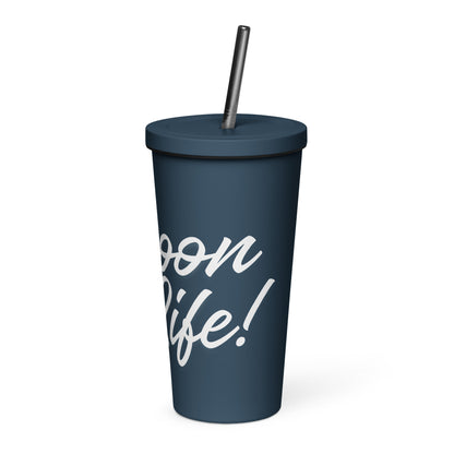 Lagoon Life Insulated tumbler with a Straw