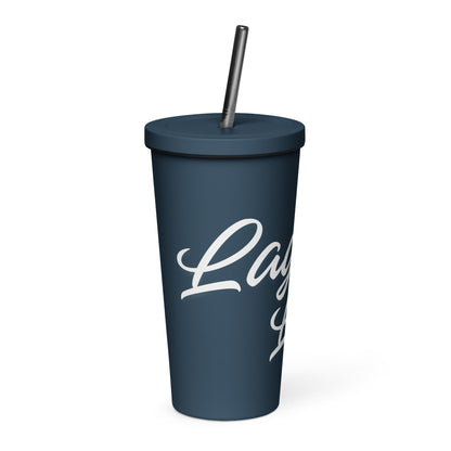 Lagoon Life Insulated tumbler with a Straw