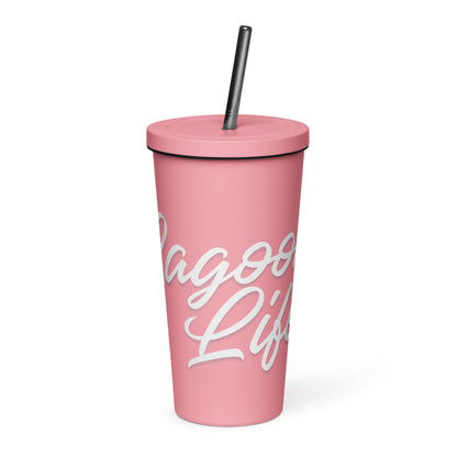 Lagoon Life Insulated tumbler with a Straw