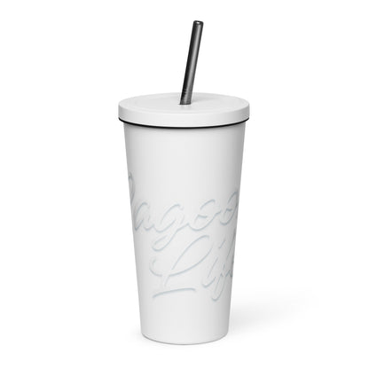 Lagoon Life Insulated tumbler with a Straw