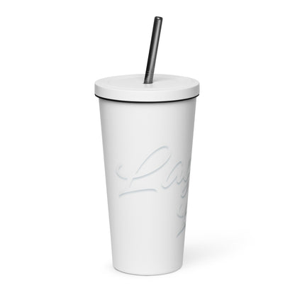 Lagoon Life Insulated tumbler with a Straw