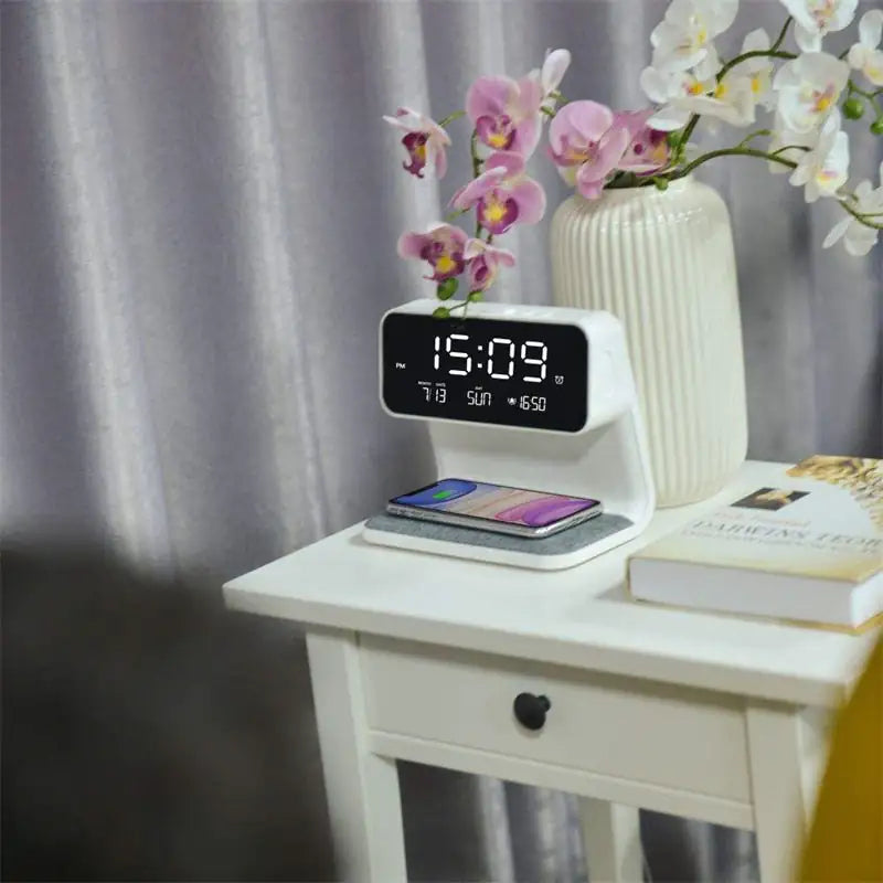 Bedside 3 In 1 LCD screen Alarm Clock - Next Gen Retail Store