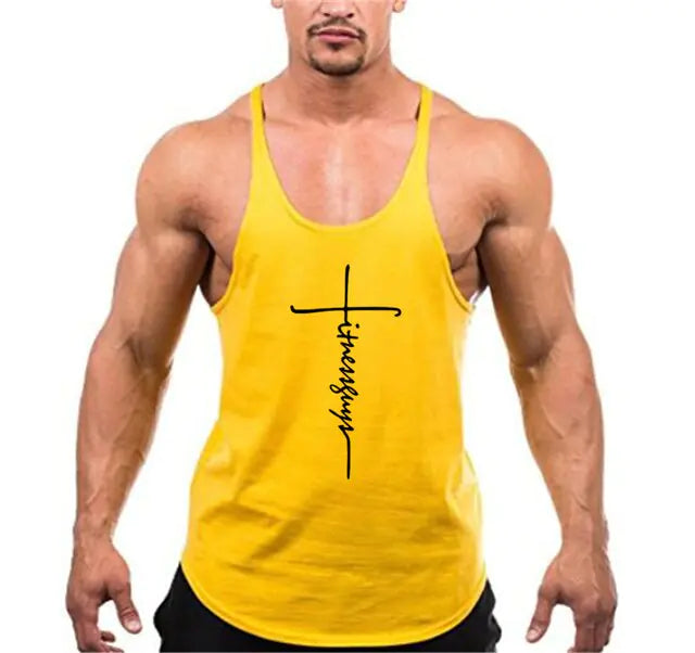 Brand Gym Stringer Tank Top Men Bodybuilding Clothing - Next Gen Retail Store