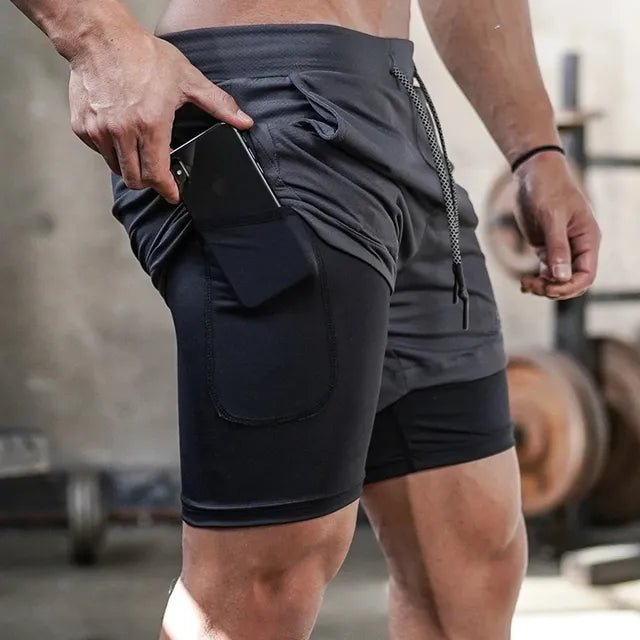 Camo Running Shorts Men Gym Sports - Next Gen Retail Store